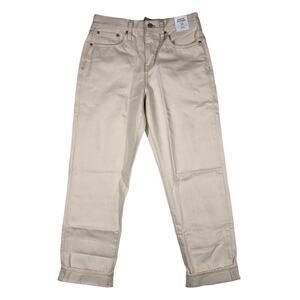 J.Crew Womens 25 Slouchy Boyfriend Jeans Ecru NWT BD367